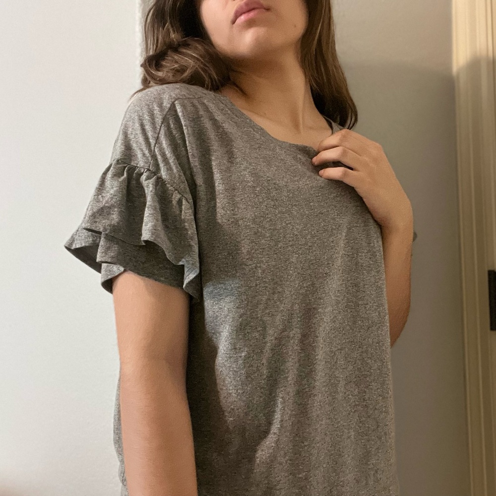 Madewell Ruffled Sleeve Blouse